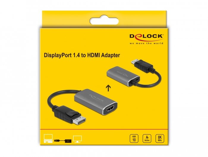 EAN 4043619631186 - DeLOCK 63118 adaptador de cable de vídeo 0,2 m HDMI tipo A (Estándar) Gris imagen 3