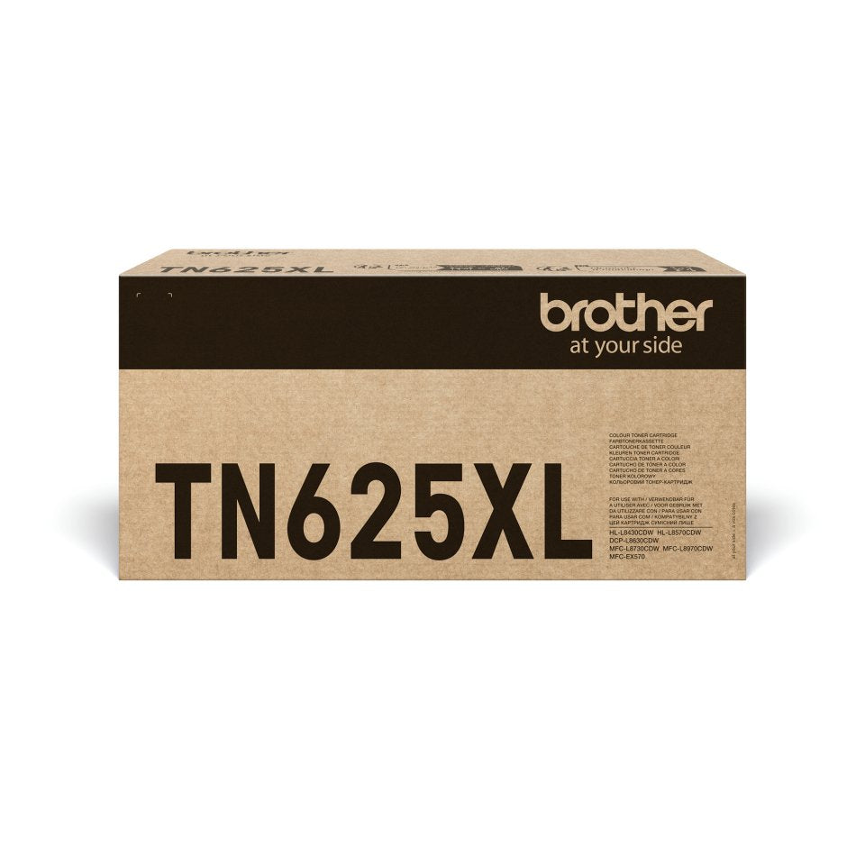 EAN 4977766843584 - Brother TN-625XLY cartucho de tóner 1 pieza(s) Original Amarillo imagen 2