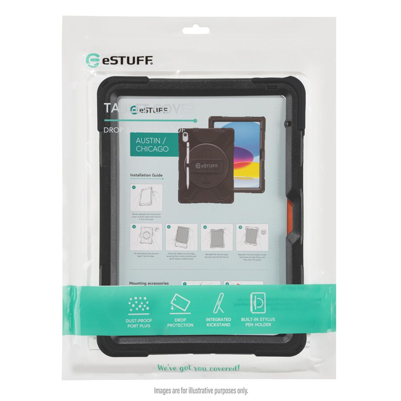 EAN 5715328149076 - eSTUFF ES681912-BULK funda para tablet Negro imagen 6