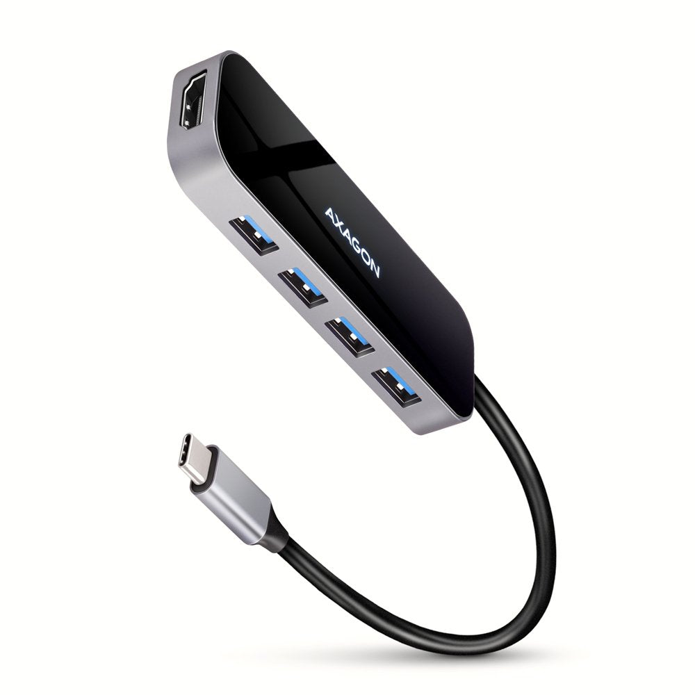 EAN 8595247907028 - Axagon HMC-6H4A base para portátil y replicador de puertos Alámbrico USB 3.2 Gen 1 (3.1 Gen 1) Type-C Neg imagen 1