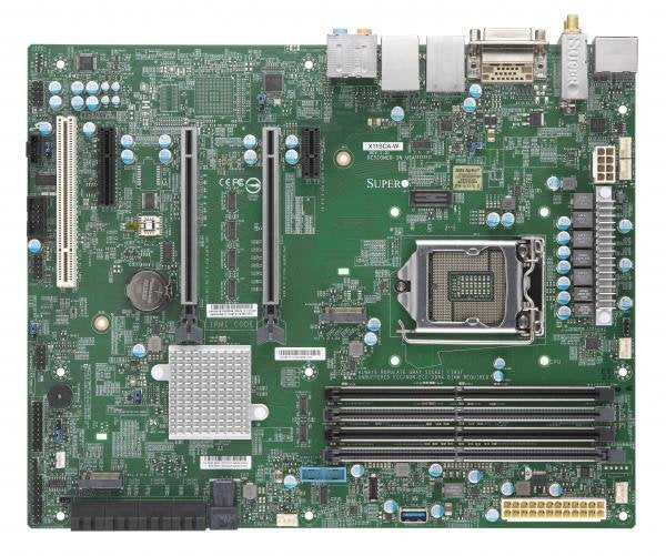 Placa Base Supermicro X11sca-W Para Servidor Y Estación De Trabajo Lga 1151 (Zócalo H4) Atx Intel C246