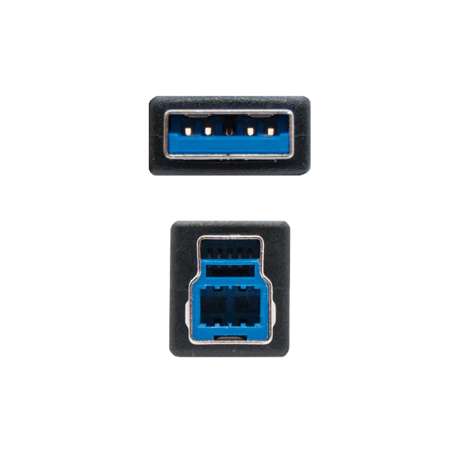 EAN 8433281003866 - Nanocable 10.01.0802-BK cable USB USB 3.2 Gen 1 (3.1 Gen 1) 2 m USB A USB B Negro imagen 3