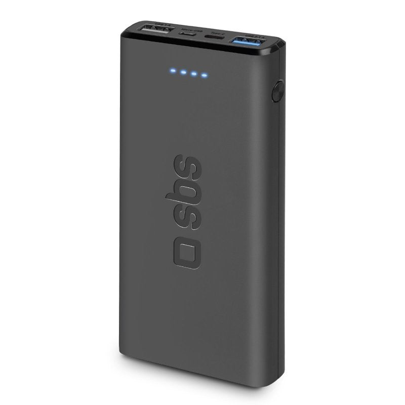 Sbs Powerbank 10.000 Mah 2 Usb 2.1a Negro