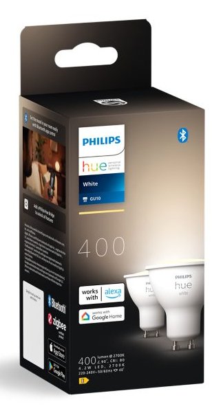 EAN 8720169230231 - Philips Hue White GU10 Punto de iluminación inteligente Bluetooth/Zigbee 4,2 W imagen 3