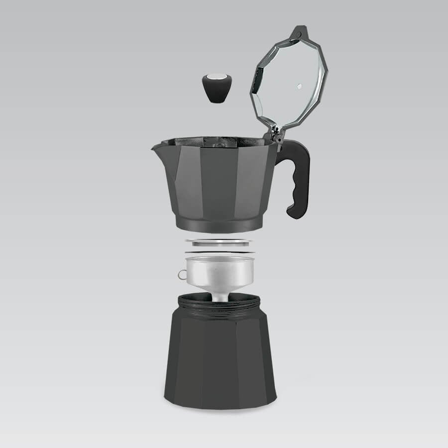 EAN 4820177146068 - Maestro MR-1666-3-BLACK cafetera manual Juego de cafetera espresso Negro imagen 3