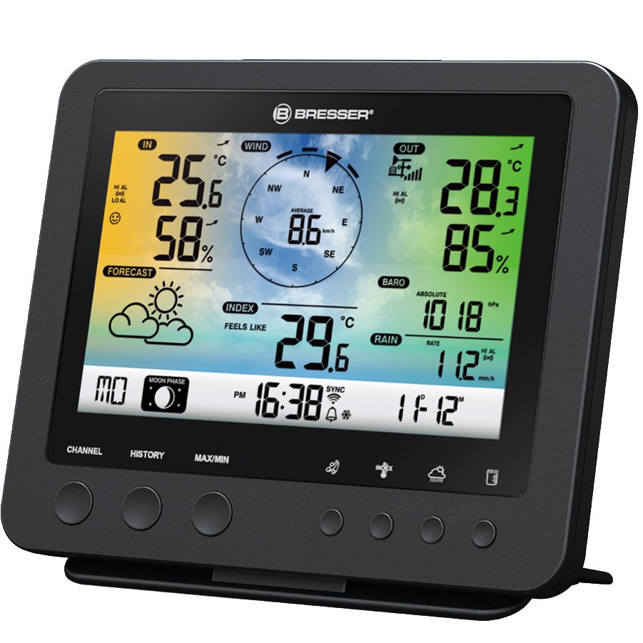 EAN 4007922058429 - Bresser Optics 7002580 estación meteorológica digital Negro Corriente alterna Wifi imagen 2