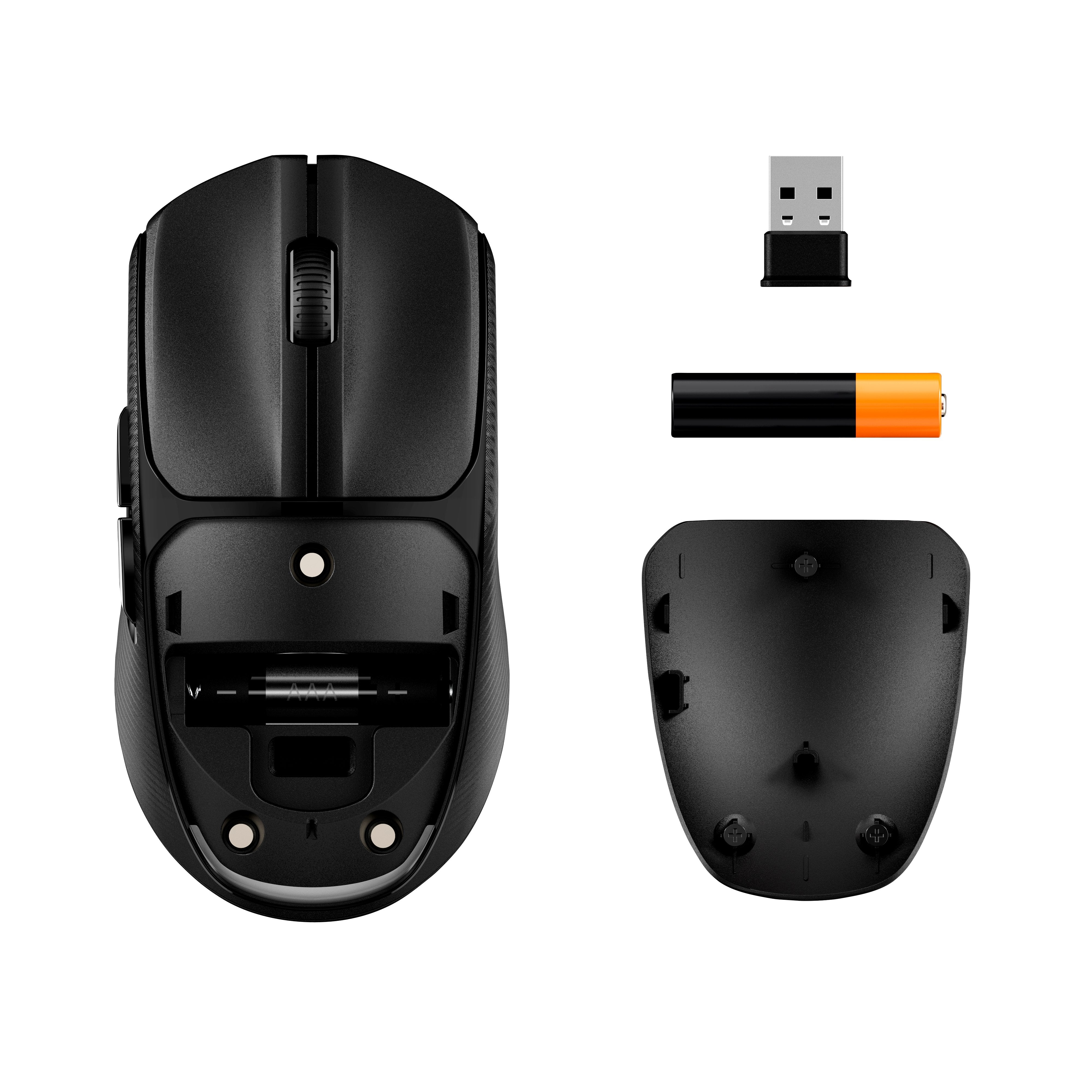 EAN 0198122802449 - HyperX Pulsefire Fuse Wireless Gaming Mouse ratón Juego Ambidextro RF Wireless + Bluetooth Óptico 12000 D imagen 10