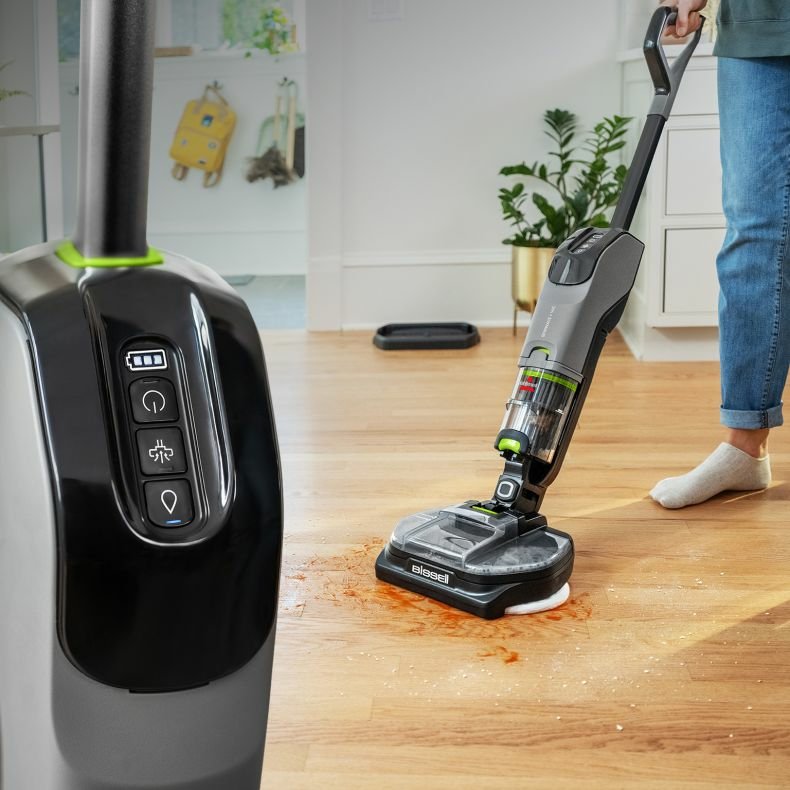 EAN 11120275124 - Bissell SpinWave + Vac Pet Pro Aspiradora escoba Batería Seca y húmeda Ciclónico Bolsa para el polvo 0,4 L imagen 4