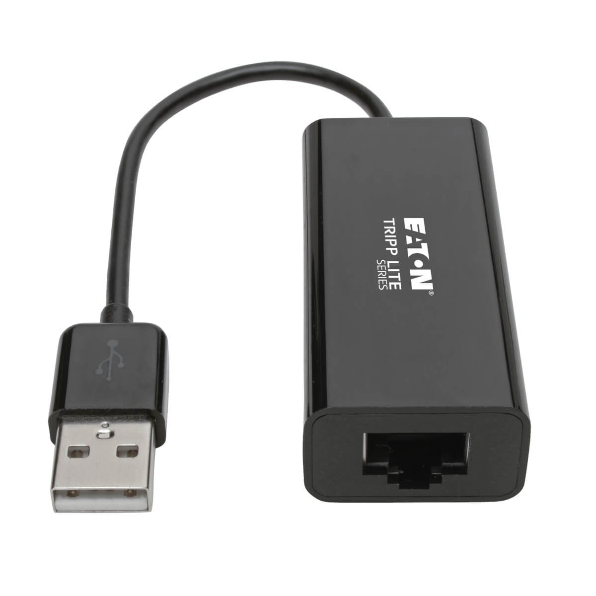 Adaptador Tripp Lite U236-000-R Usb 2.0 Ethernet Nic - 10/100 Mbps, Rj45, Negro