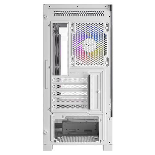 Caja Minitorre Microatx Cx500m Rgb Blanco Antec Int:2x3.5,1x2.5/ 2xusb3.0, 1xusb3.2 Tipo C/ Audio In/Out/ Panel De Cristal Templado