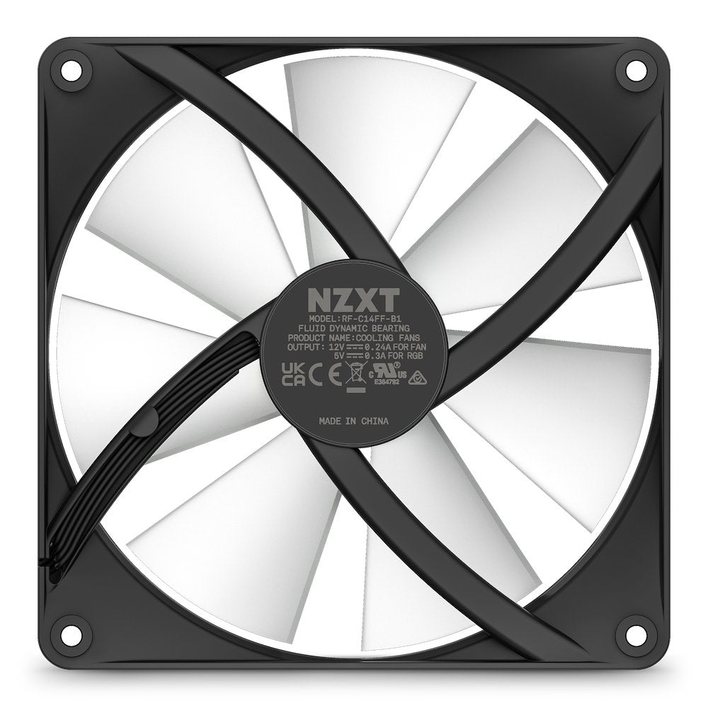 EAN 5056547202983 - NZXT F140 RGB Core Carcasa del ordenador Ventilador 14 cm Negro 1 pieza(s) imagen 6