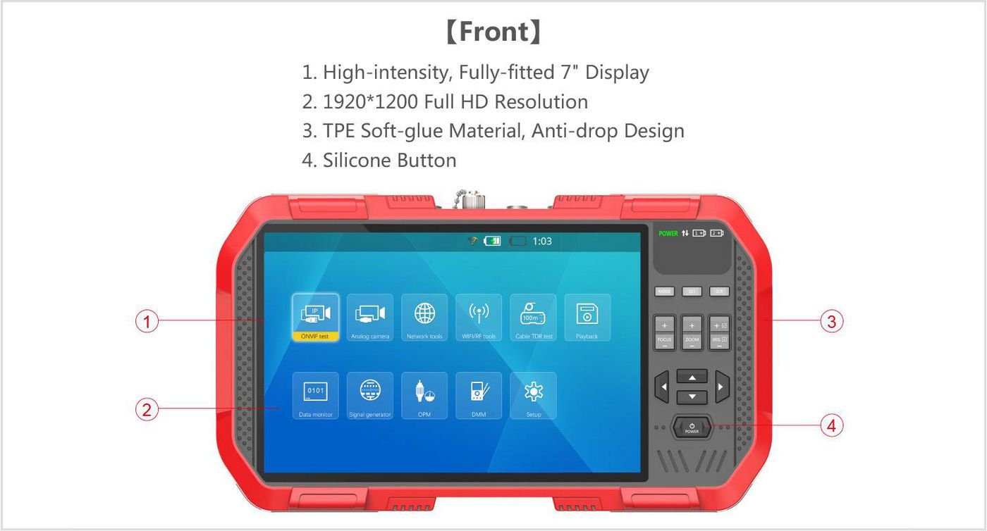 EAN 5715063290668 - Ernitec 0070-24107-TESTER monitor de vigilancia Monitor de pruebas para circuito cerrado de televisión CC imagen 3