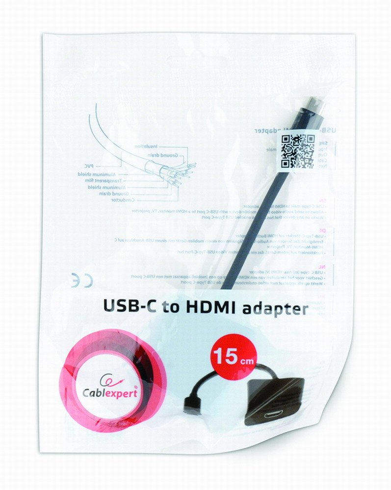 EAN 8716309097642 - Gembird A-CM-HDMIF-01 Adaptador gráfico USB 3840 x 2160 Pixeles Negro imagen 3