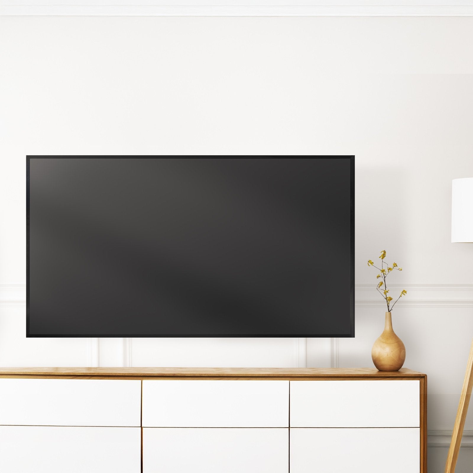 Soporte Fijo Pared Pantallas 32"-70", Negro