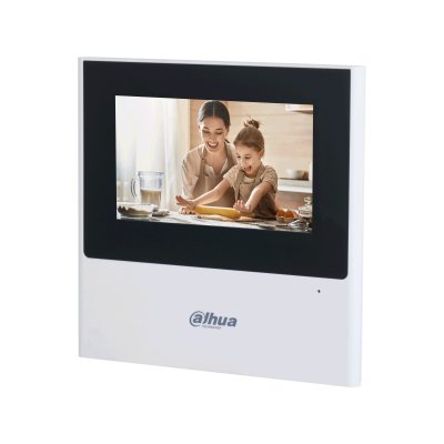 EAN 6923172543257 - Dahua Technology VTH2611L-WP sistema de intercomunicación de video 10,9 cm (4.3") Negro, Blanco imagen 2
