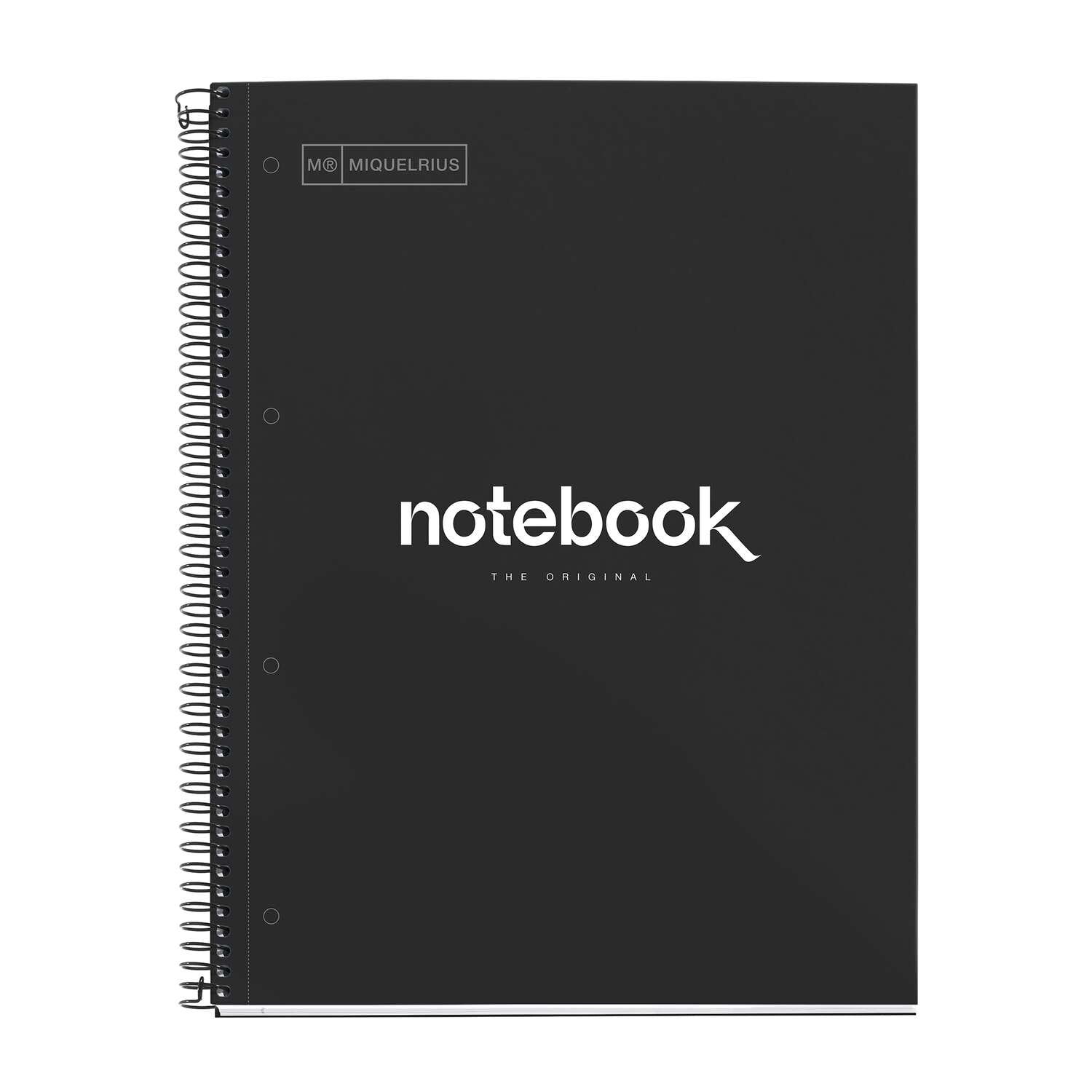 Maul A460490 Cuaderno Y Block A4 80 Hojas Negro