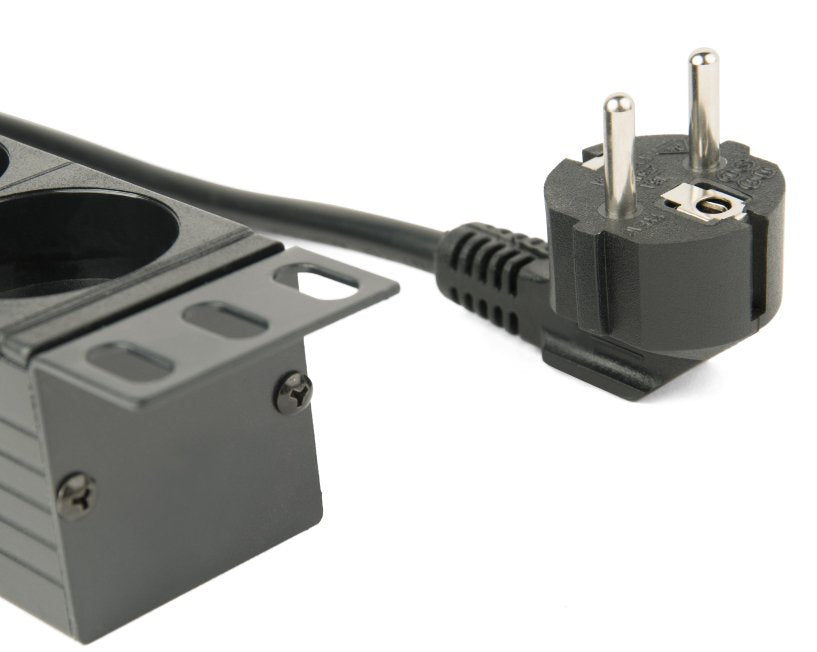 Gembird Regleta Para Rack 8 Schuko Sockets 1u 16a 3 M Cable