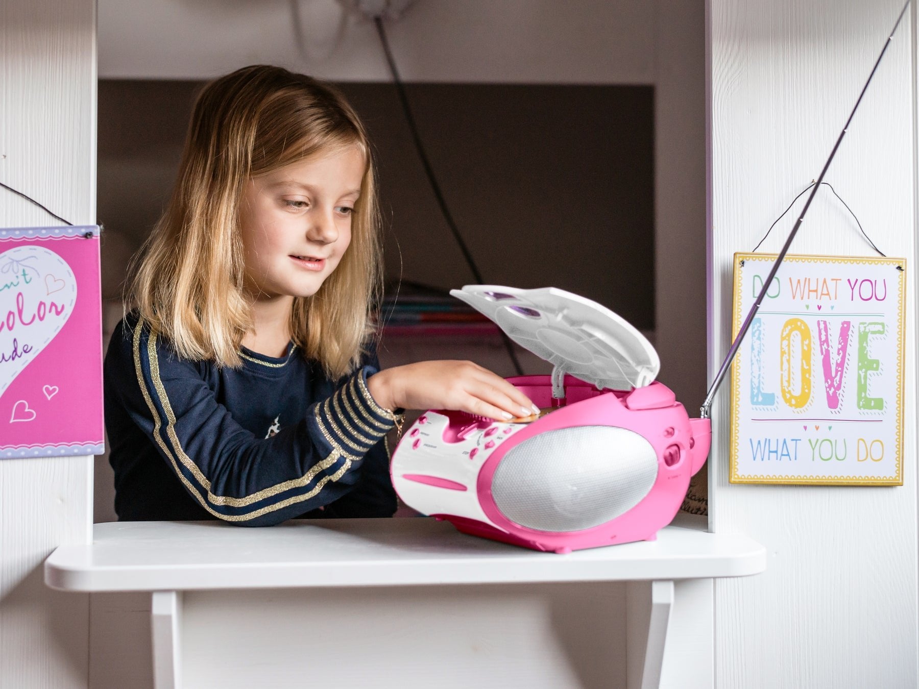 EAN 8711902044949 - Lenco SCD-24PK kids Portátil Rosa, Blanco imagen 9