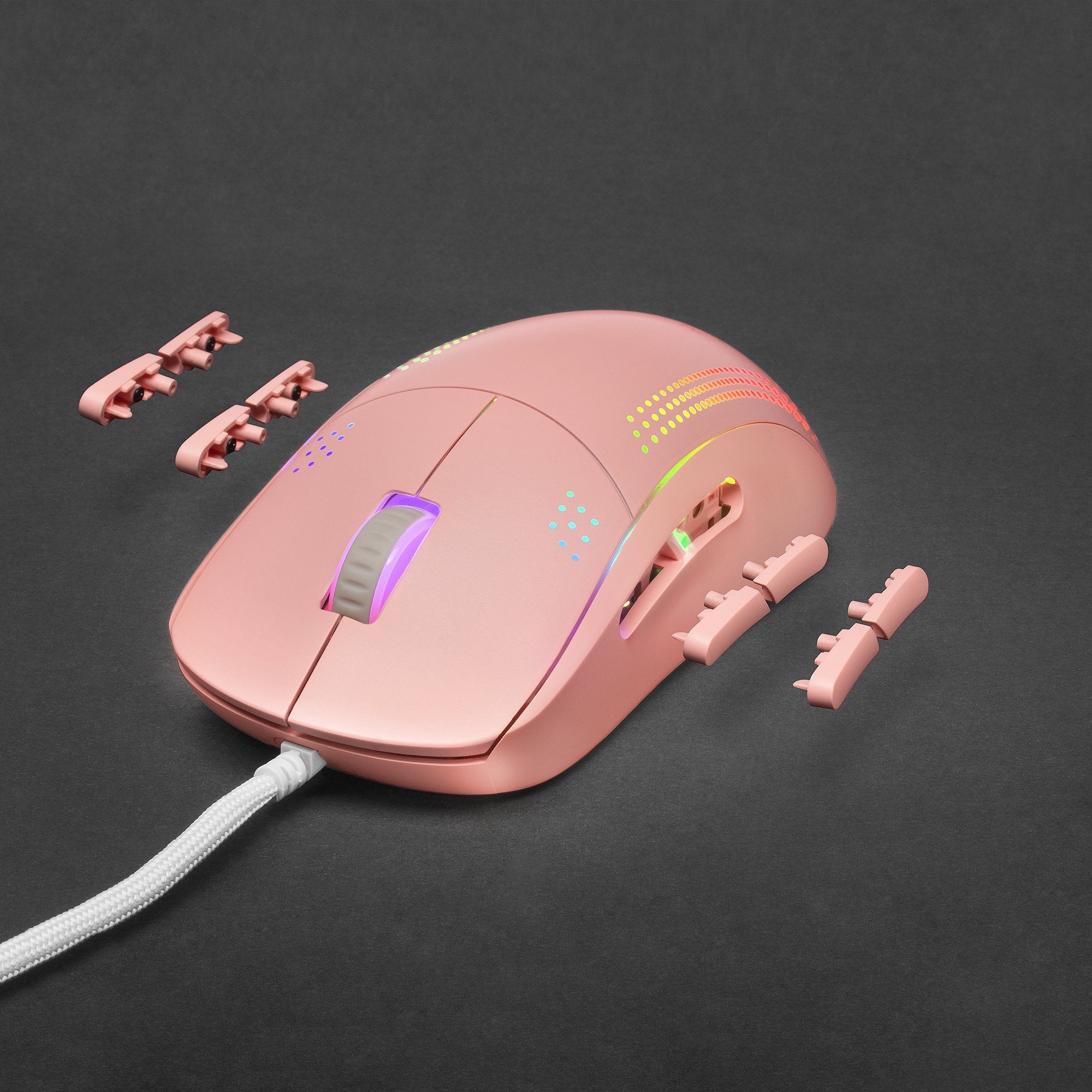 Ratón Gaming Mars Gaming Mmpro/ Hasta 32000 Dpi/ Rosa