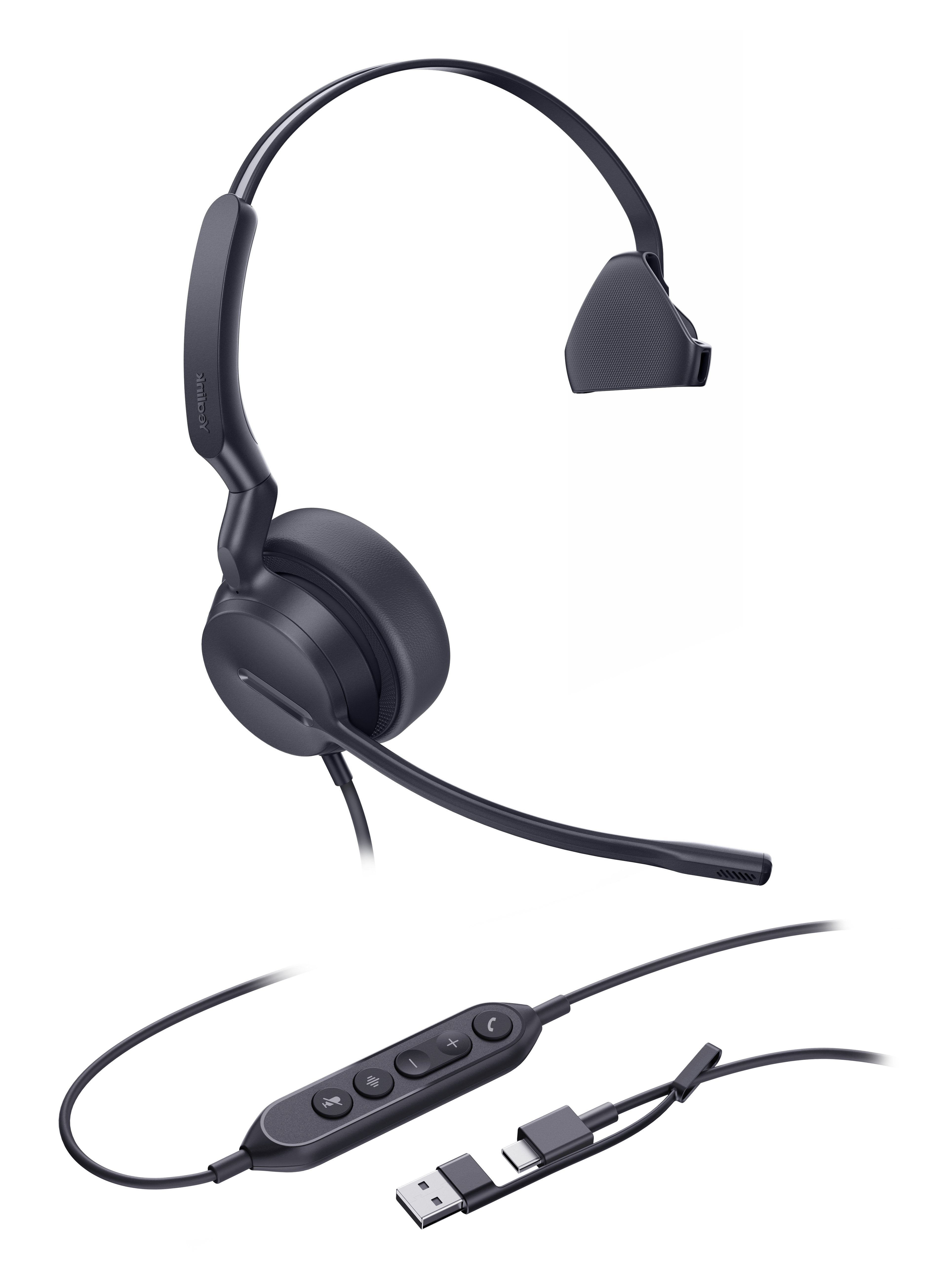 EAN 6938818323094 - Yealink UH42 Mono UC USB-C/A Auriculares Alámbrico Diadema Llamadas/Música USB Type-C / USB Type-A Negro imagen 2