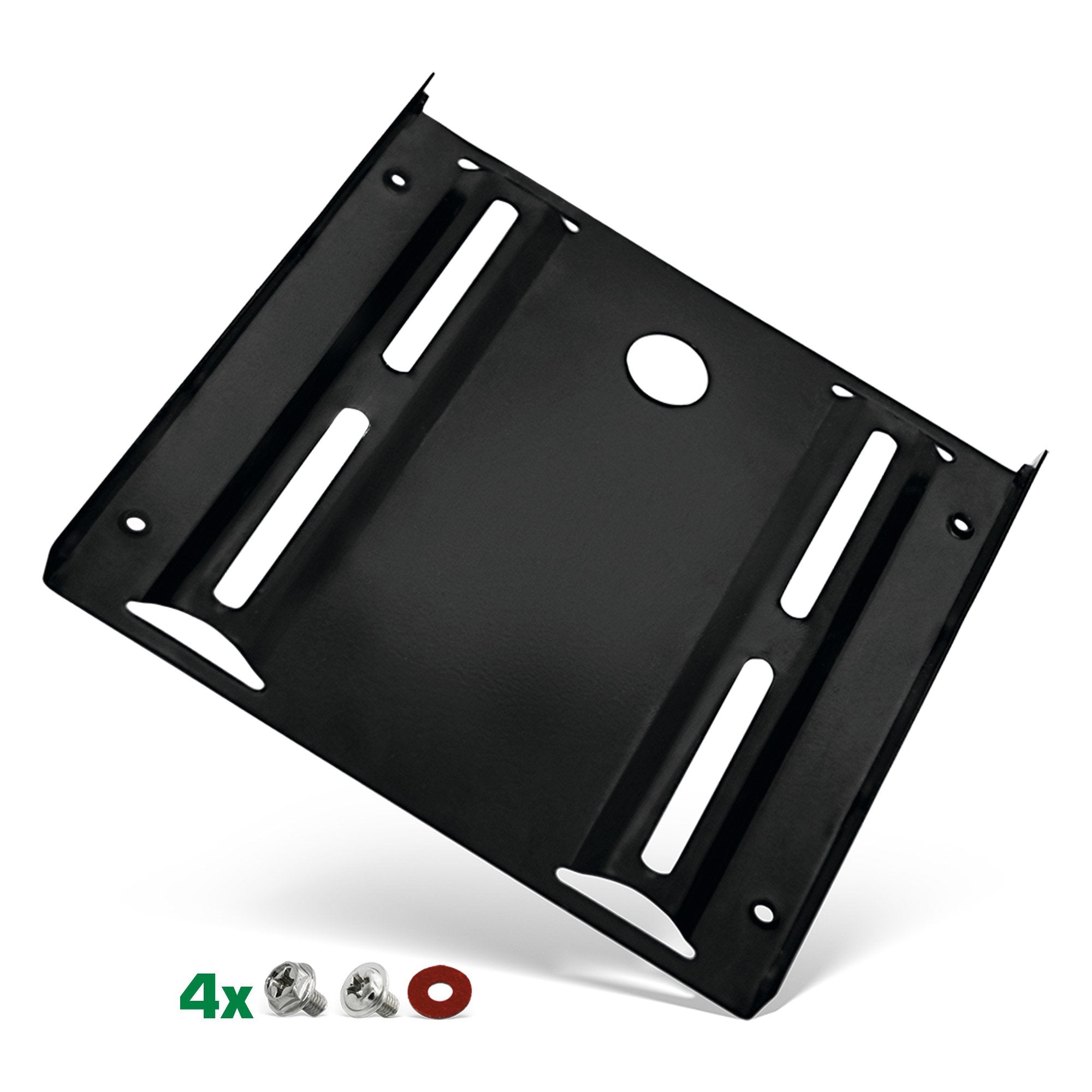 Inline Adaptador Hdd/Ssd, 2,5" A 3,5", Con Tornillos, Negro