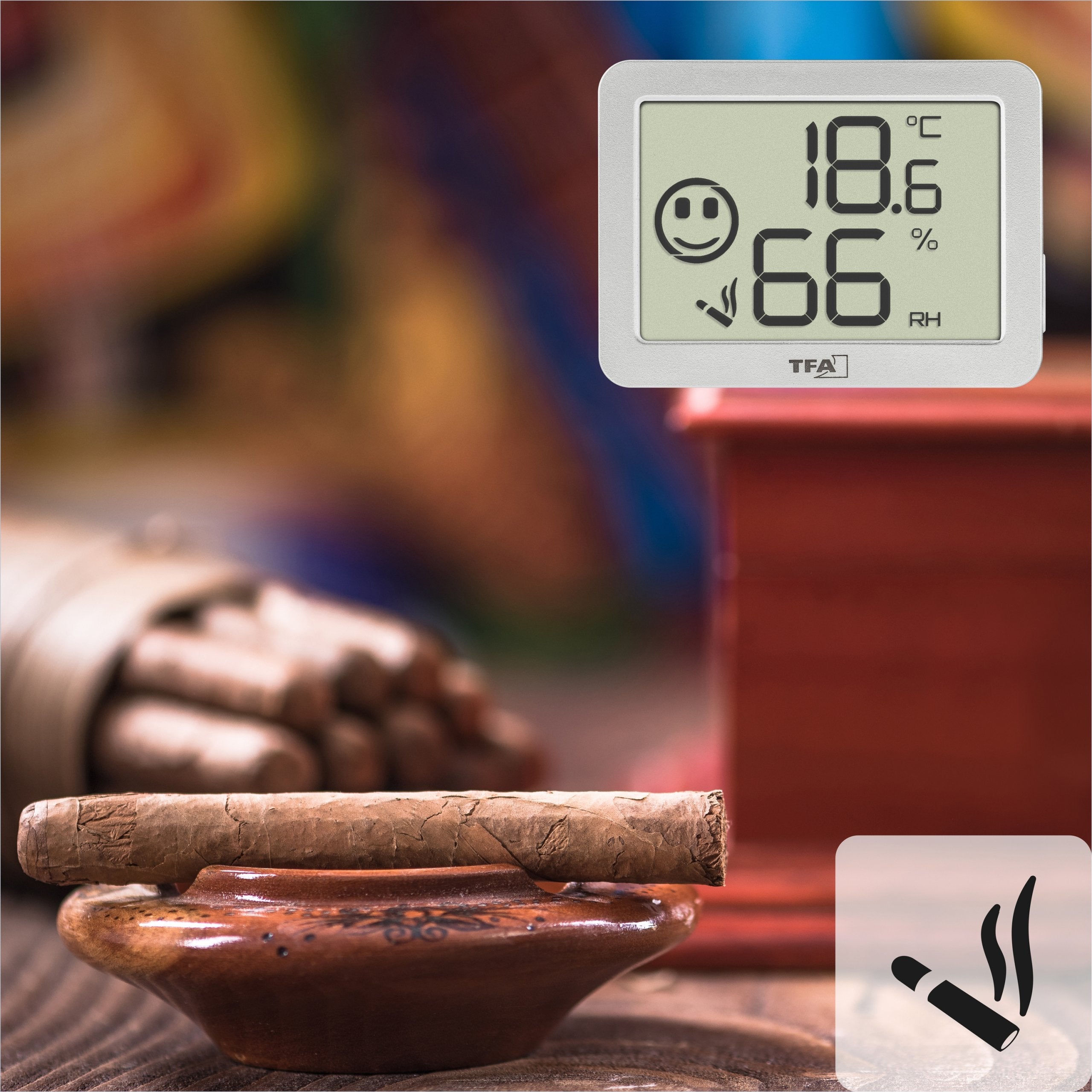 EAN 4009816037541 - TFA-Dostmann 30.5055.02 sensor de temperatura y humedad Interior Independiente Inalámbrico imagen 5