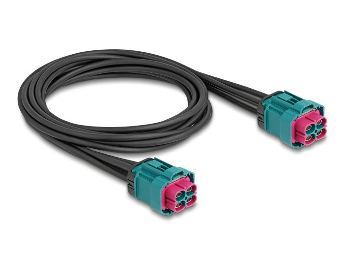 Delock 90342 Cable Hdmtd Z Cuádruple Hembra A Hdmtd Z Cuádruple Hembra 1 M Clase De Protección Ip67
