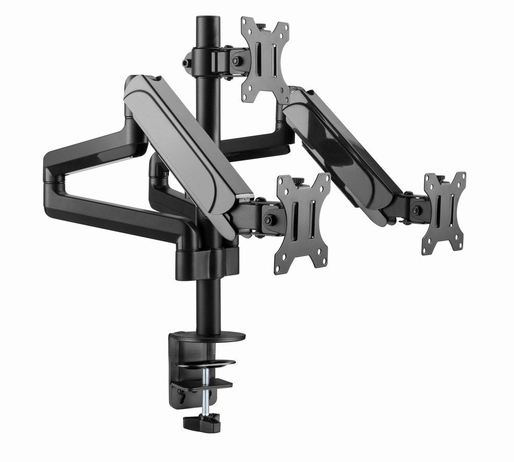 EAN 8716309127646 - Gembird MA-DA3-01 soporte para monitor 68,6 cm (27") Escritorio Negro imagen 3