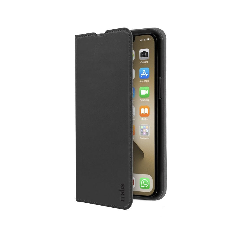 EAN 8018417337208 - SBS TEBKLITEIP1367K funda para teléfono móvil 17 cm (6.7") Funda cartera Negro imagen 1
