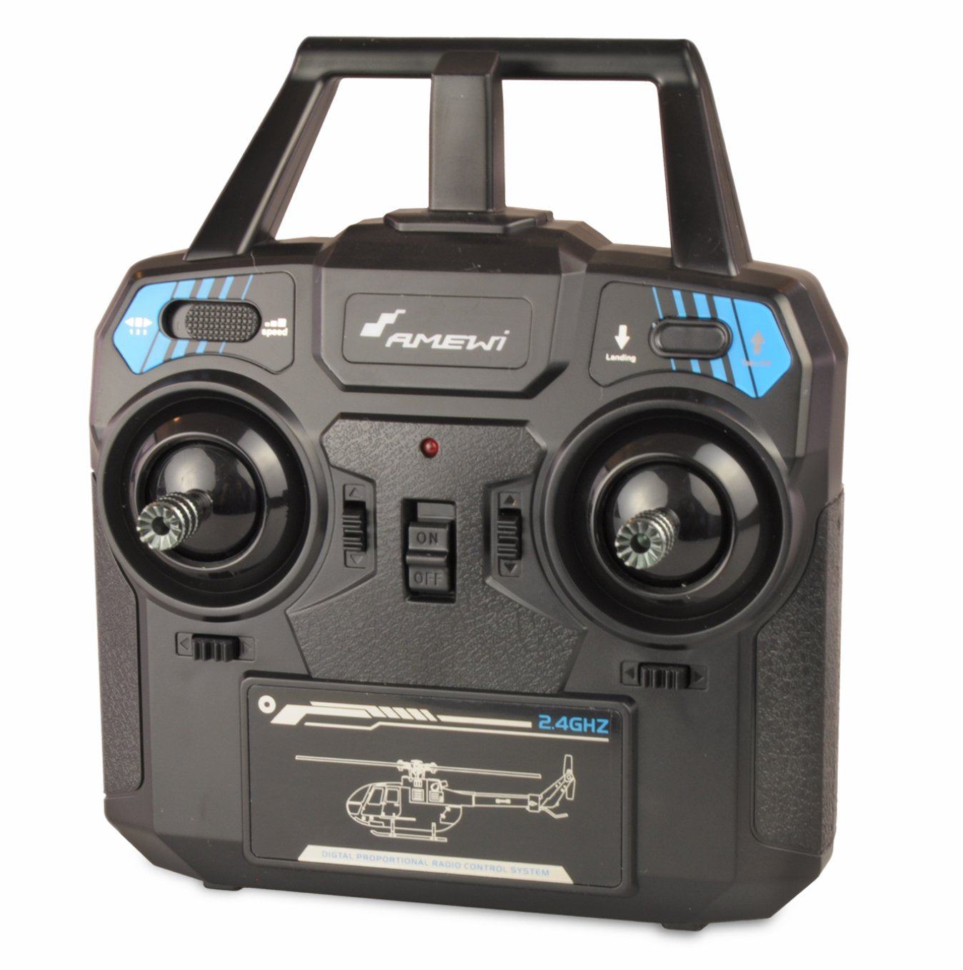 Amewi Rc Helicóptero Afx-135 Polizei Li-Po Akku 350mah/14+