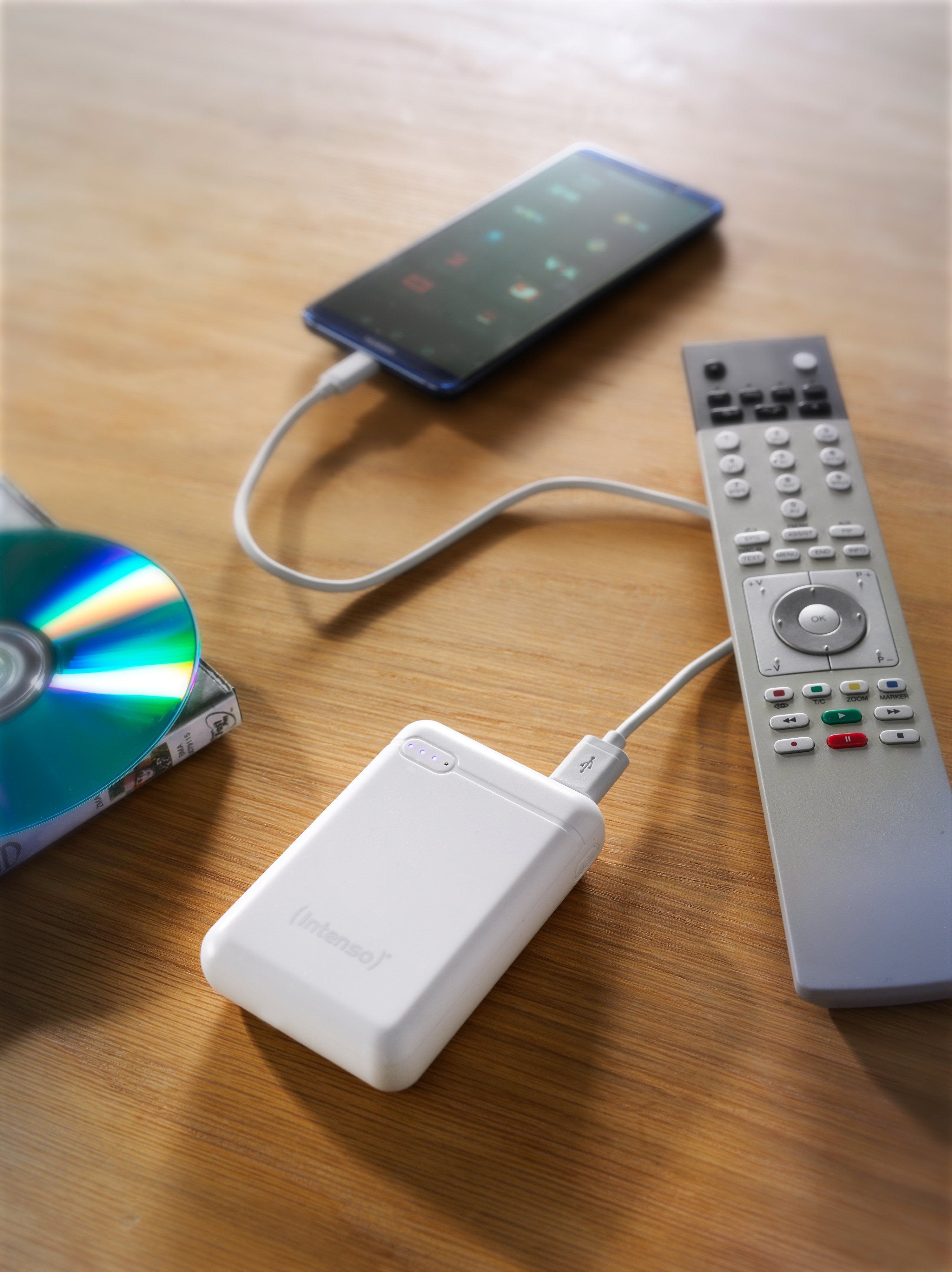 Intenso 7313530 Powerbank 10.000 Mah Blanco Slim