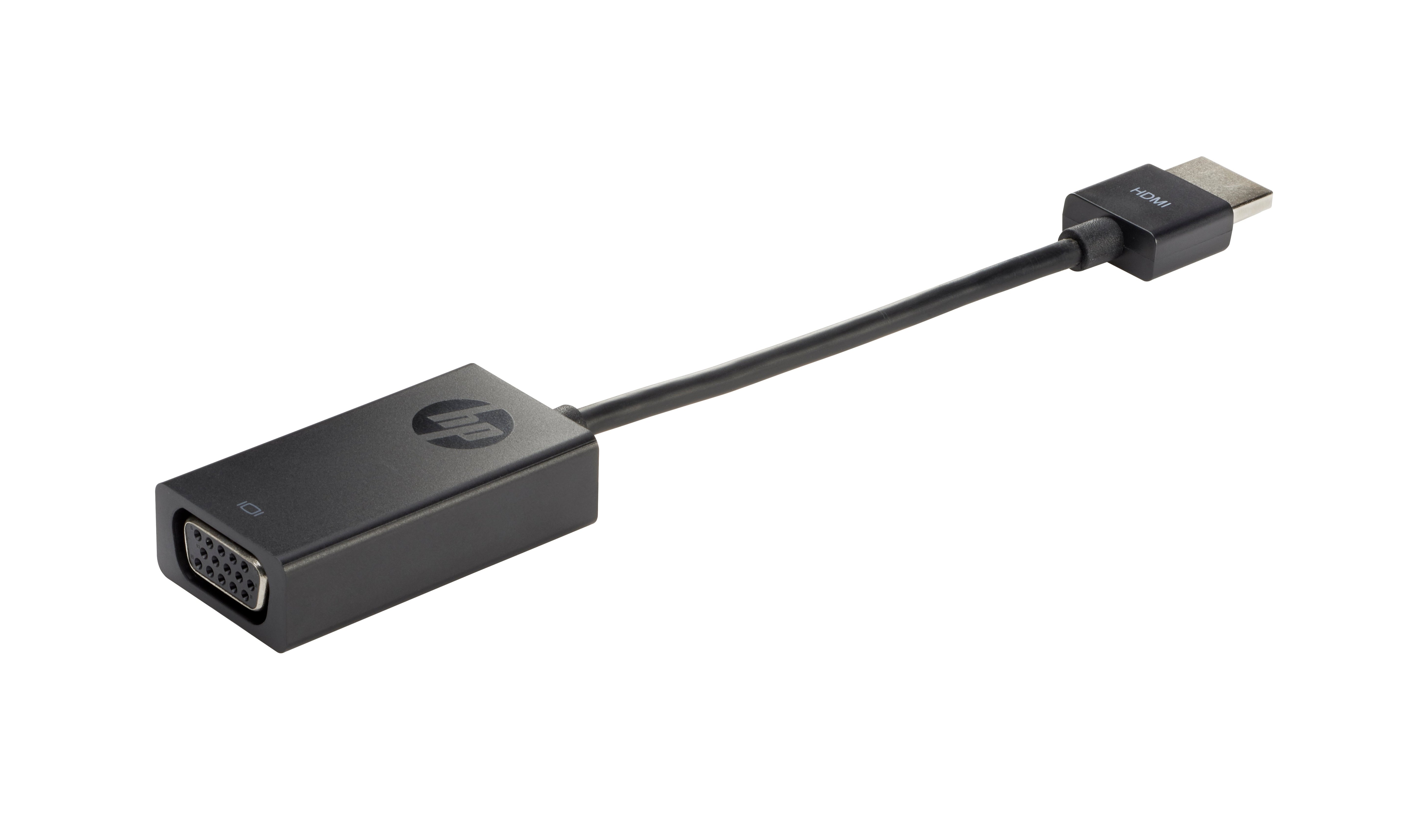 EAN 5706998774934 - HP HDMI to VGA Cable Adapter VGA (D-Sub) HDMI tipo A (Estándar) Negro imagen 1
