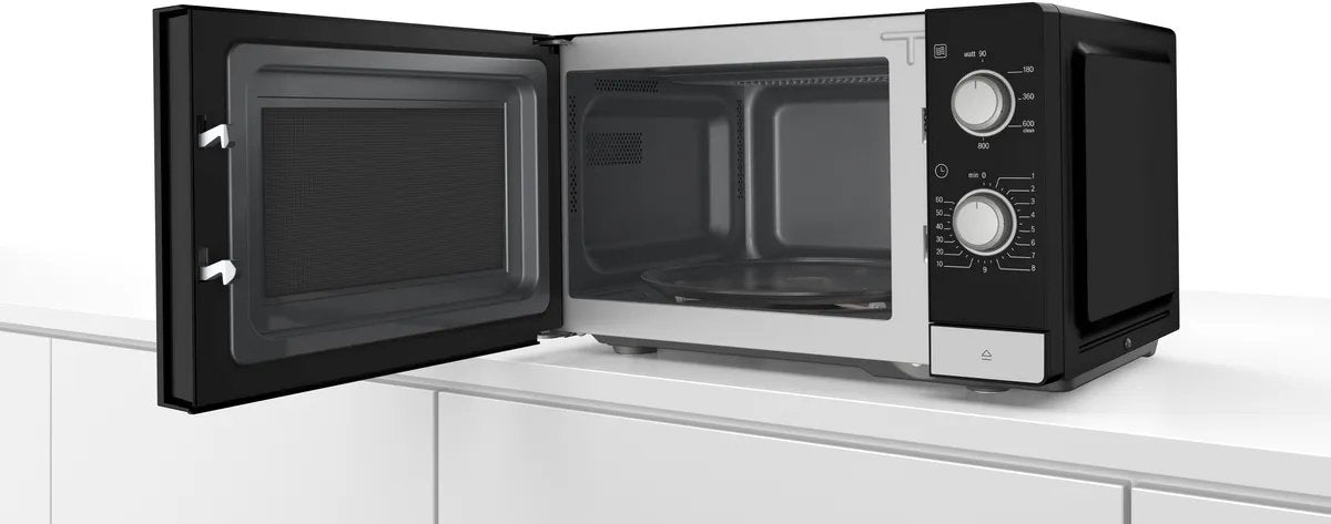 EAN 4242005296712 - Bosch Serie 2 FFL020MS2 microondas Negro, Acero inoxidable Solo microondas Encimera 20 L 800 W imagen 4