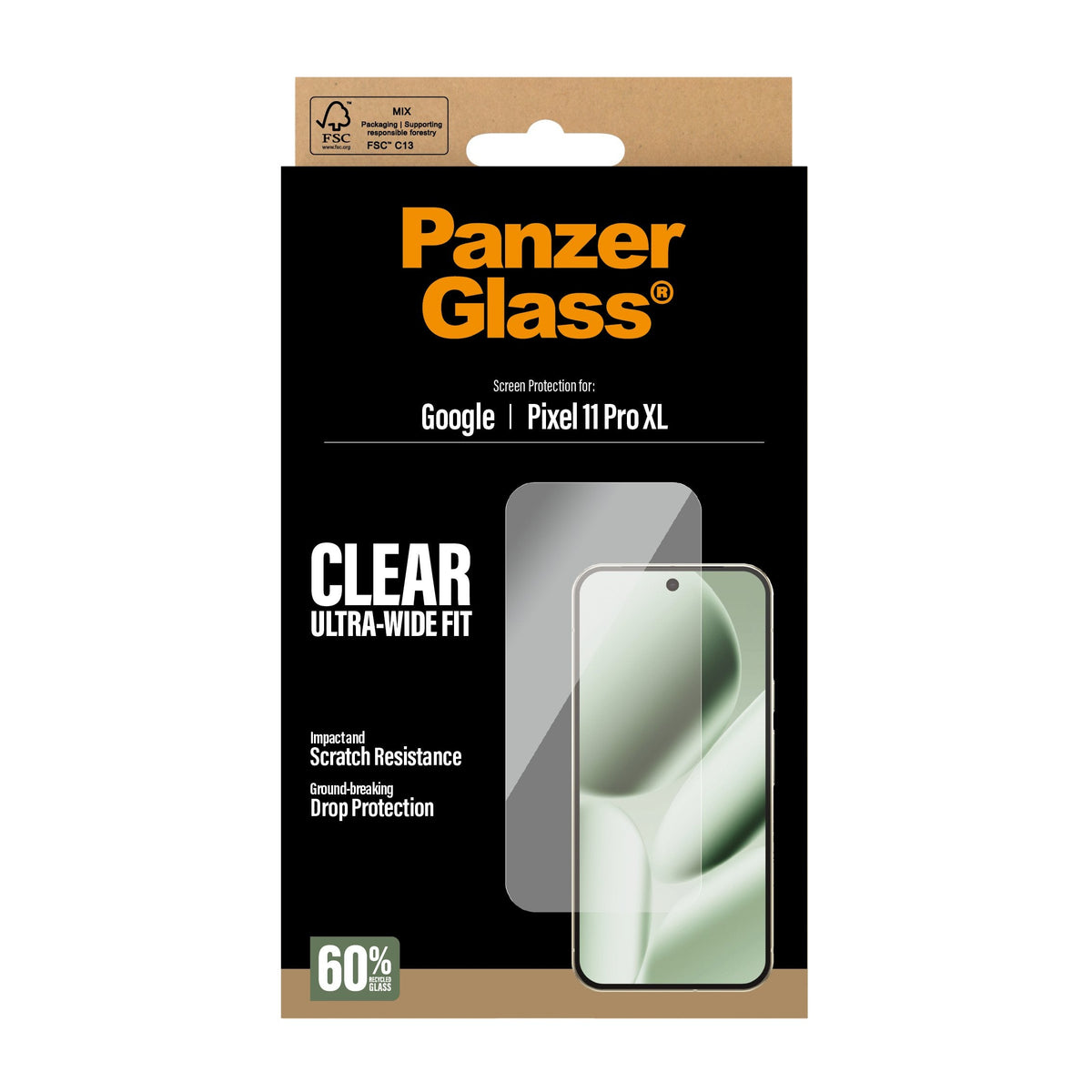 Panzerglass Screen Protector Google Pixel 11 Pro Xl Ultra-Wide Fit