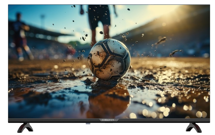 Tv Silver 412904 32" Hd Ready Samrt Android Frameless Hdmi(X3) Vga Usb