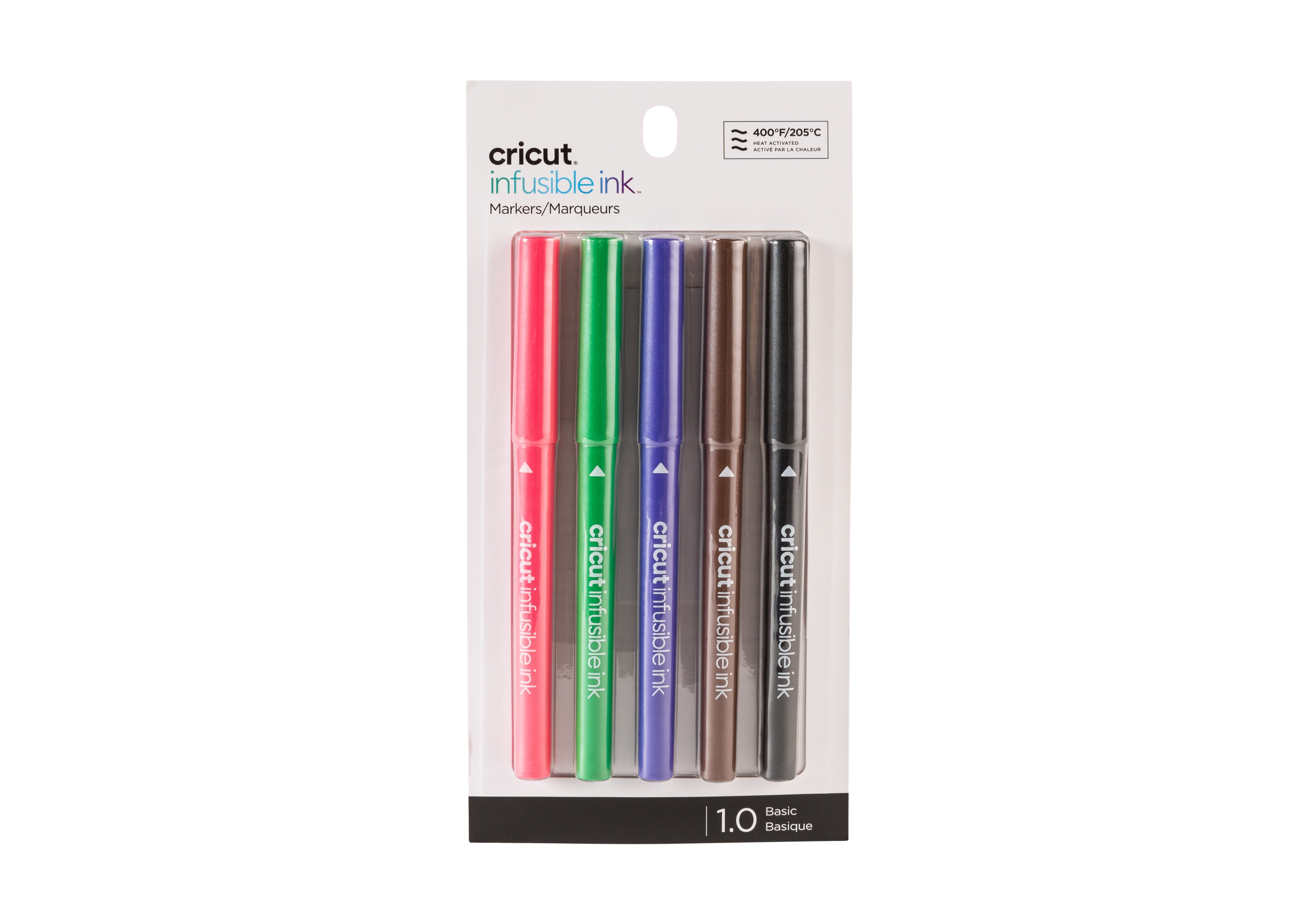 Cricut 2006256 Rotulador Negro, Marrón, Verde, Púrpura, Rojo 5 Pieza(S)