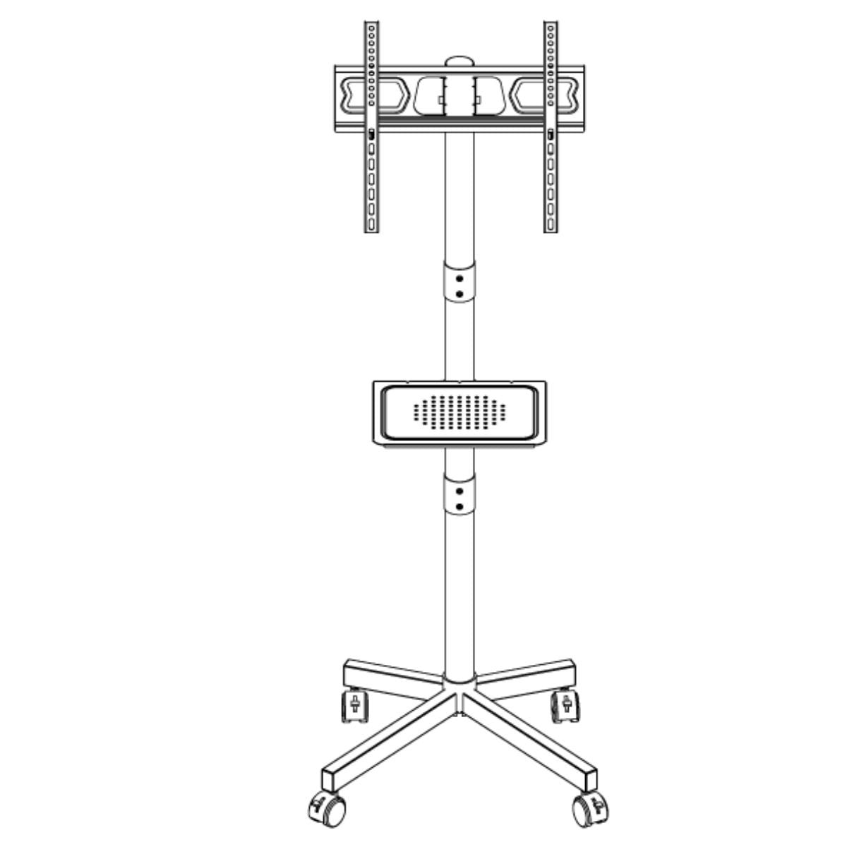 Montis Mobilny Uchwyt Do Tv - Mt191 Atlas 152,4 Cm (60")