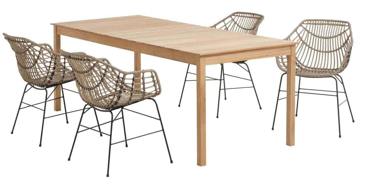 Silla Jysk Ilderhuse Natural (2 Piezas)