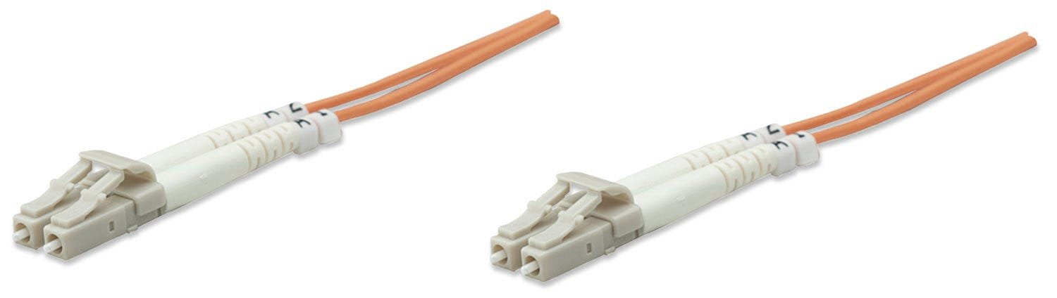 Intellinet 3.0m Lc M/M Cable De Fibra Optica 3 M Om1 Naranja