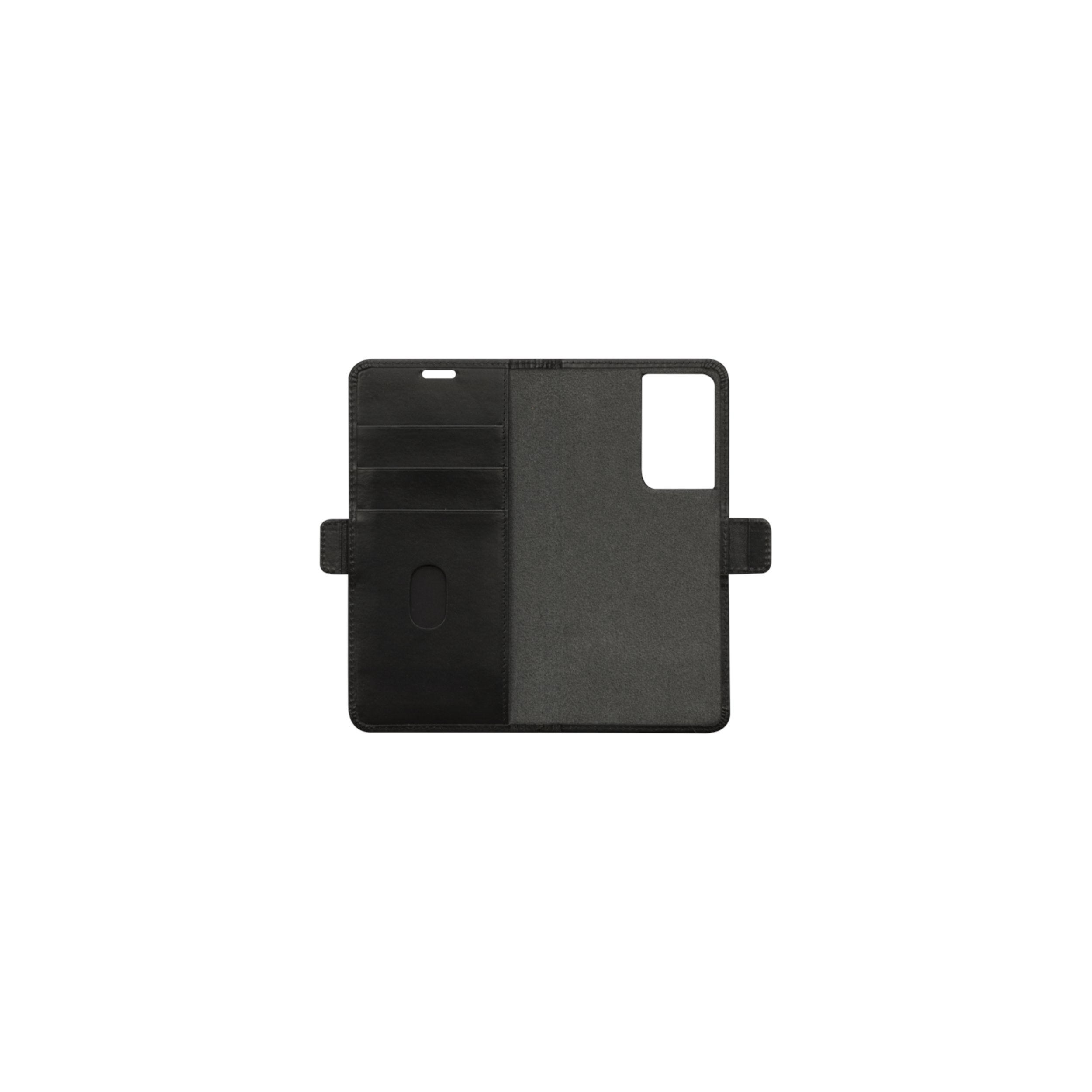 Dbramante1928 Lynge Funda Con Tapa Para Teléfono Móvil Cuero De Grano Entero Negro Para Samsung Galaxy S21 Ultra 5g