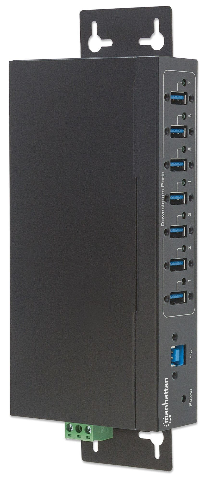 EAN 0766623164405 - Manhattan 164405 hub de interfaz USB 3.2 Gen 1 (3.1 Gen 1) Type-B 5000 Mbit/s Negro imagen 6