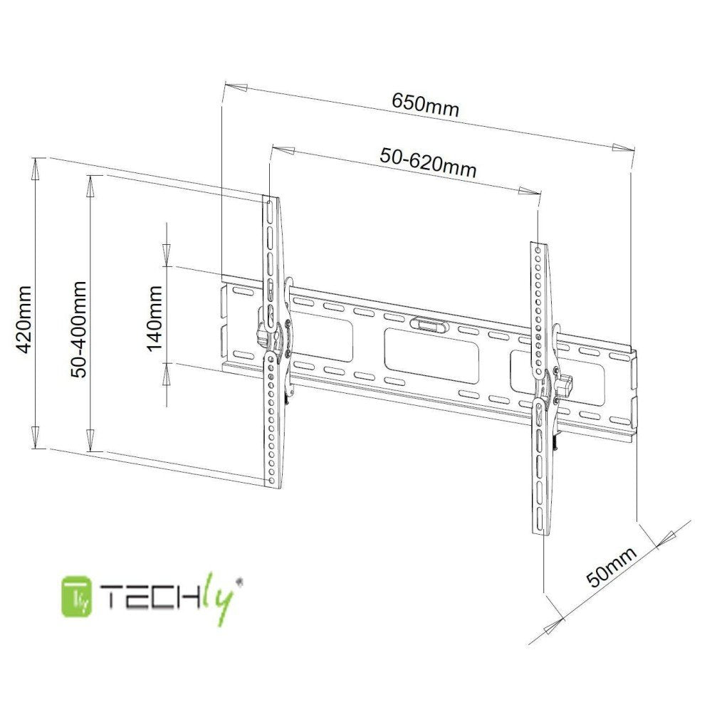 EAN 8057685301276 - Techly ICA-PLB 131L soporte para TV 165,1 cm (65") Negro imagen 4