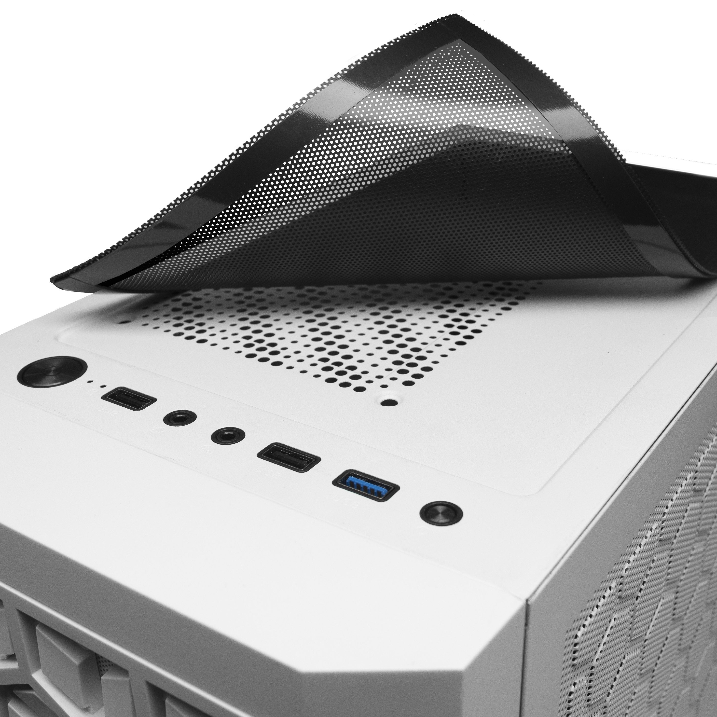 Caja Pc Marsgaming Microatx Mcmesh White