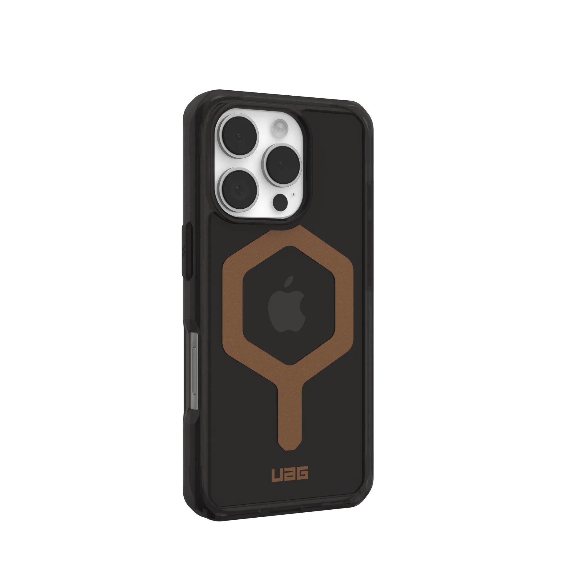 Funda Urban Armor Gear Plyo Para Phone 16 Pro(6.3") Negro, Bronce