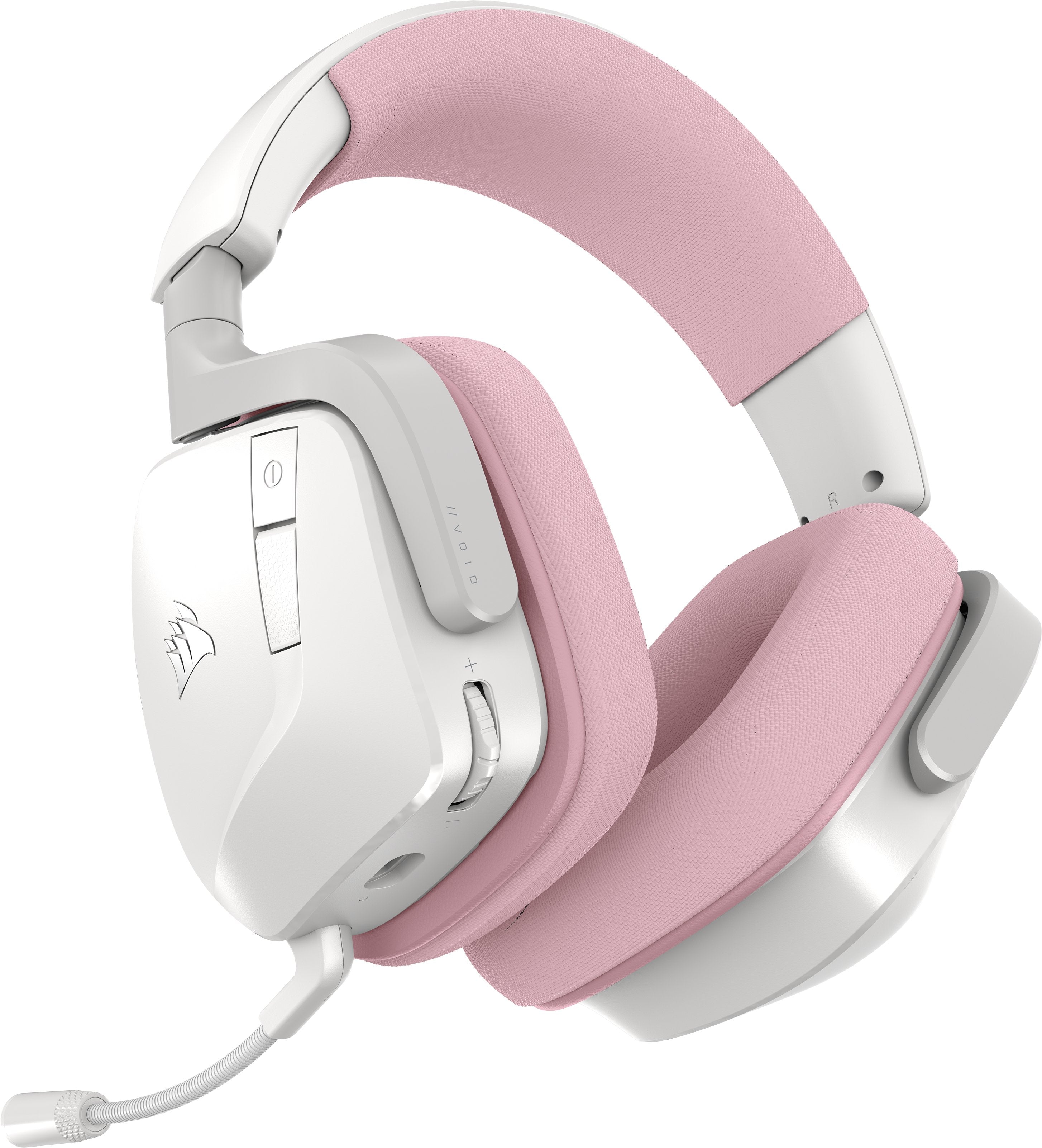 Auriculares Corsair Void V2 Inalámbricos Bluetooth Gaming Con Dolby Atmos, Micrófono Y Carga Rápida Rosa