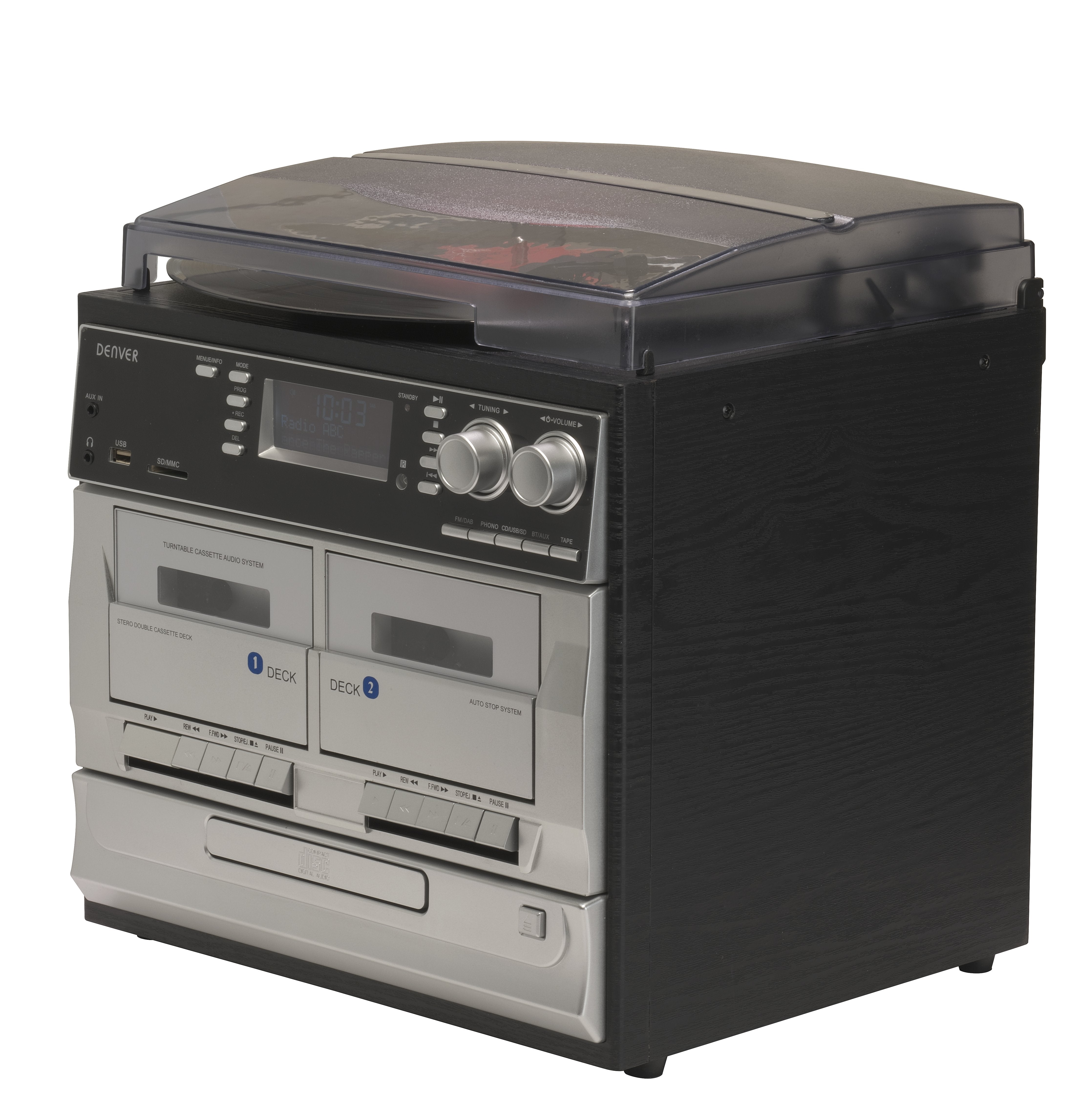 EAN 5706751051906 - Denver MRD-166 reproductor de CD Negro, Gris Reproductor de CD portátil imagen 3