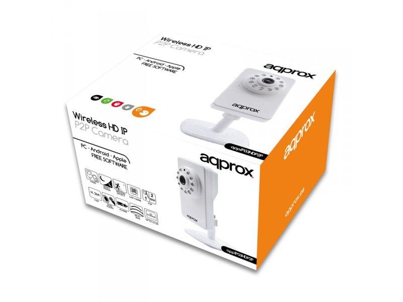 Approx Camara Ip Wifi Hd 720p 2 Way Audio Ircut Vision Remota Microsd Hasta 32g