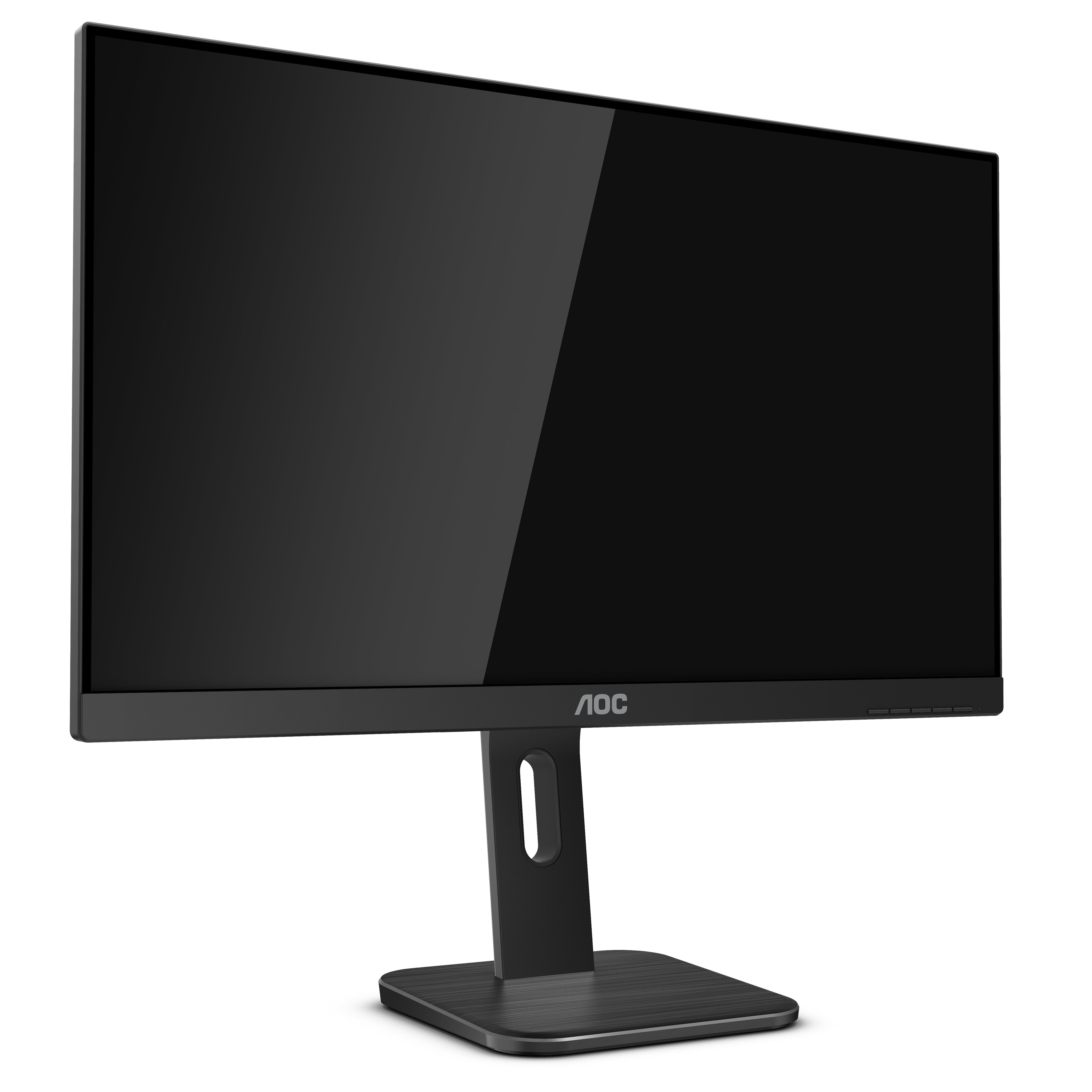 Monitor Aoc 23.8" 24p1 Ips 16:9 5ms Vga Dvi Hdmi Dp Sp Pivot