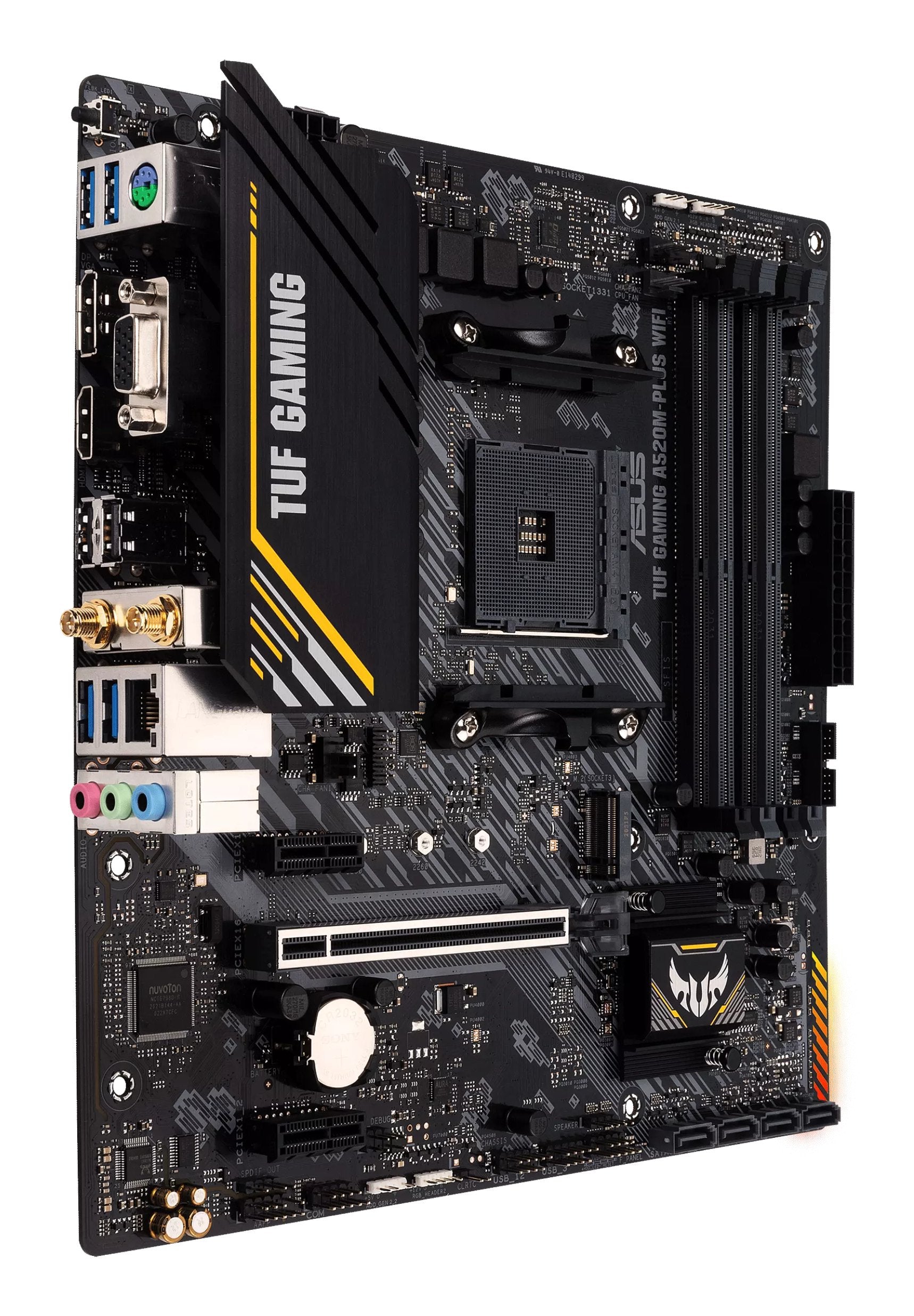 EAN 4711081154273 - ASUS TUF GAMING A520M-PLUS WIFI AMD A520 Zócalo AM4 micro ATX imagen 3
