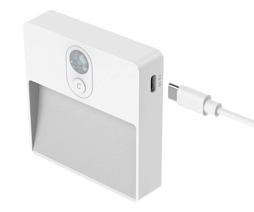 Ansmann Sensor-Nachtlicht Nl5r Wiederaufladbar (Blanco) 1600-0481